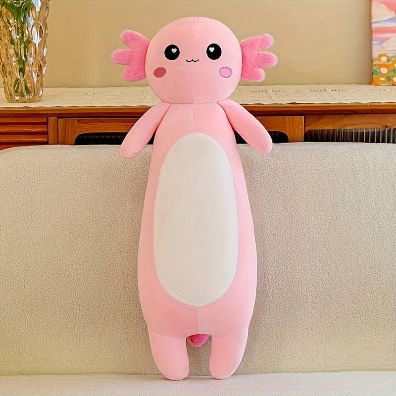  Pink Axolotl Plush Pillow For Cozy Comfort 
