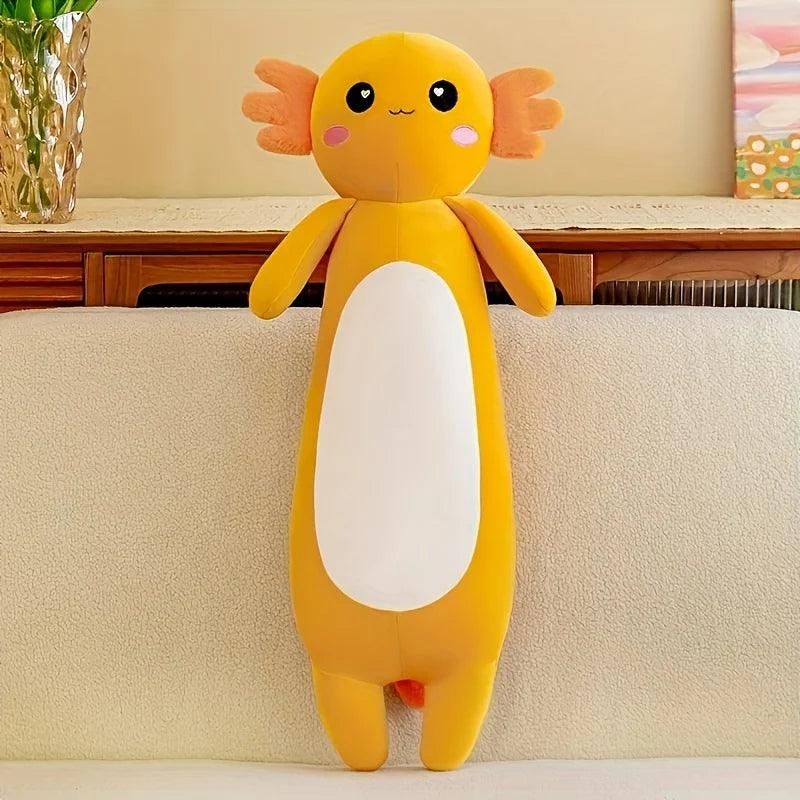  Pink Axolotl Plush Pillow For Cozy Comfort 