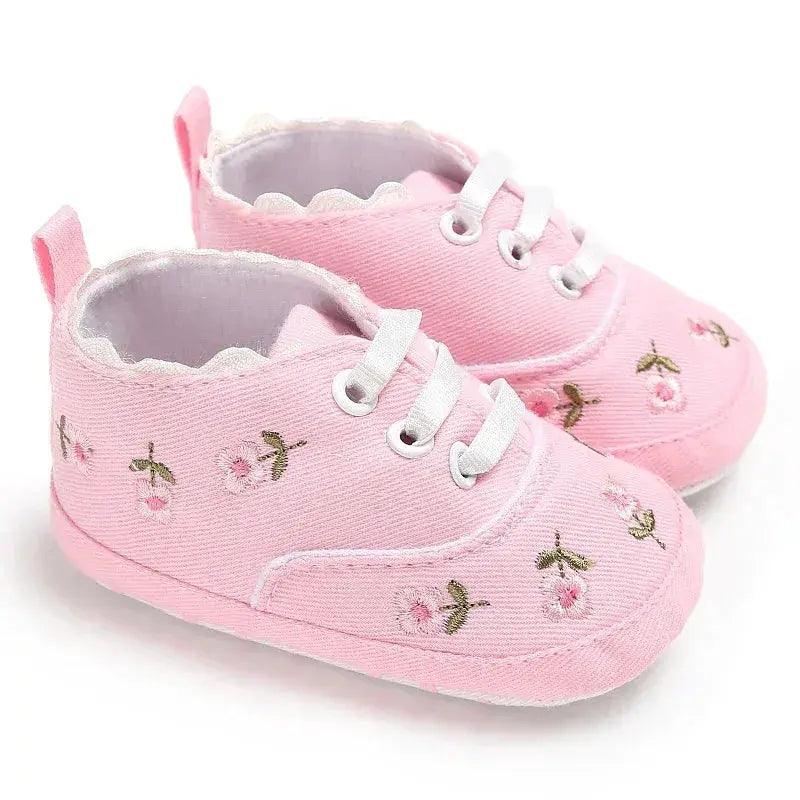  Pink Baby Shoes For Girls First Walker Anti Slip Sole -  ToylandEU™