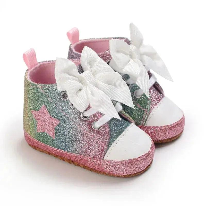  Pink Baby Shoes For Girls First Walker Anti Slip Sole -  ToylandEU™