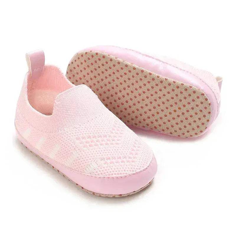  Pink Baby Shoes For Girls First Walker Anti Slip Sole -  ToylandEU™