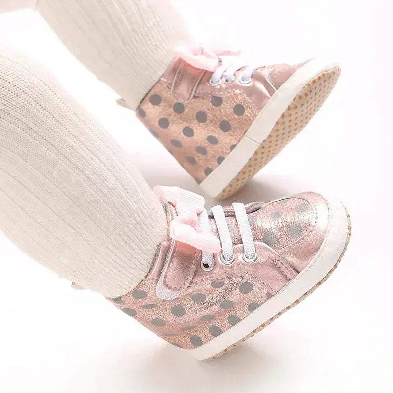  Pink Baby Shoes For Girls First Walker Anti Slip Sole -  ToylandEU™