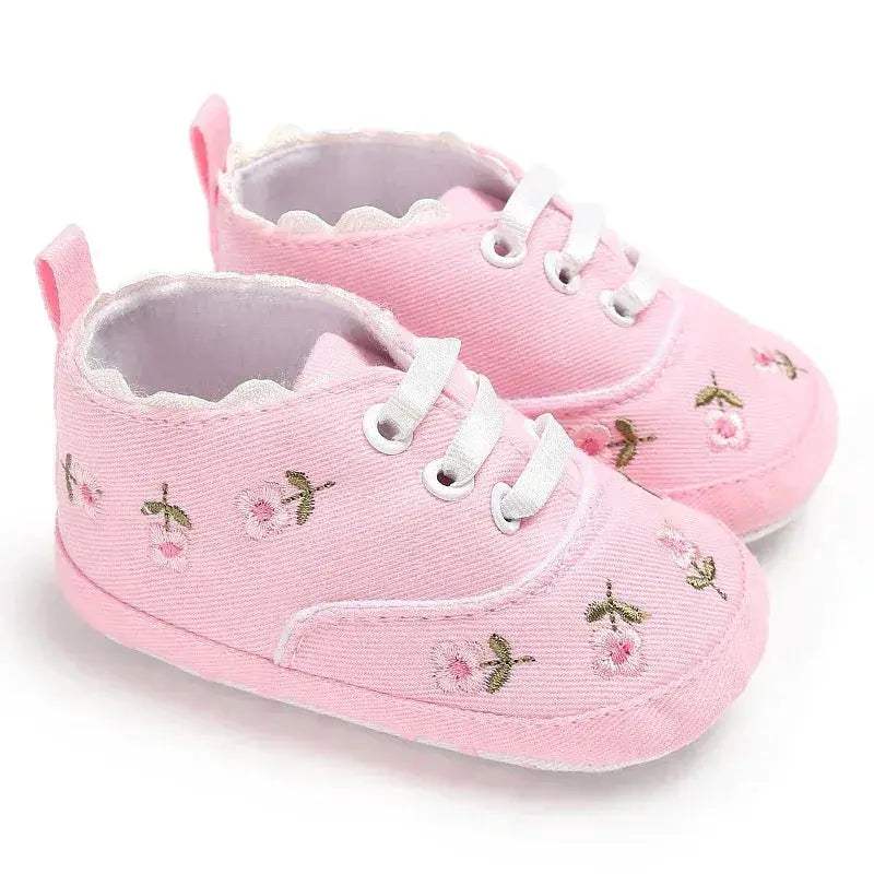  Pink Baby Shoes For Girls First Walker Anti Slip Sole -  ToylandEU™