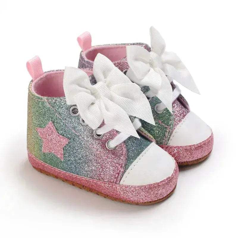 Pink Baby Shoes For Girls First Walker Anti Slip Sole -  ToylandEU™