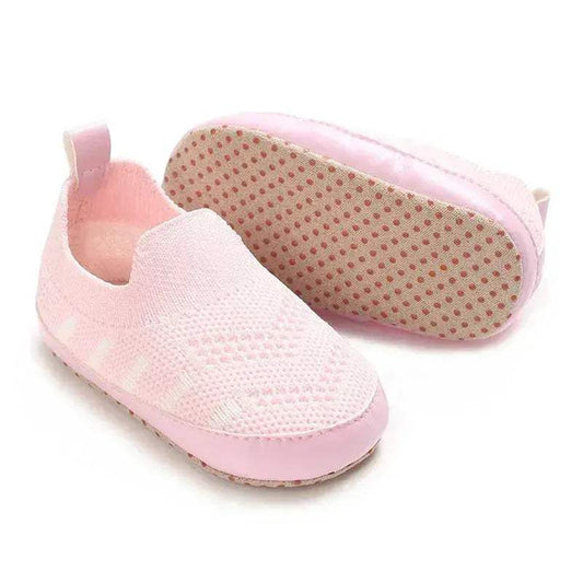 Pink Baby Shoes For Girls First Walker Comfort Sole - ToylandEU