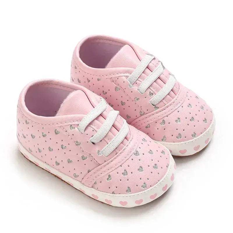 Pink Baby Shoes For Girls First Walker Comfort Sole - ToylandEU