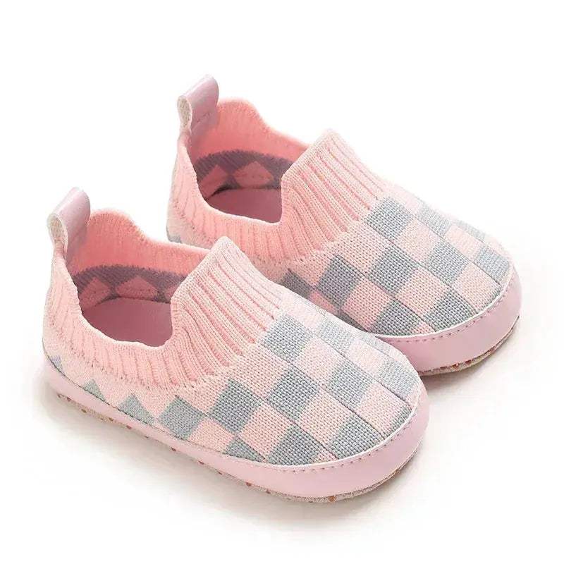 Pink Baby Shoes For Girls First Walker Comfort Sole - ToylandEU