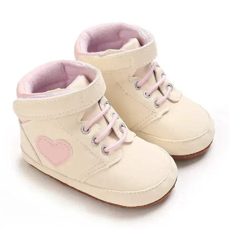 Pink Baby Shoes For Girls First Walker Comfort Sole - ToylandEU