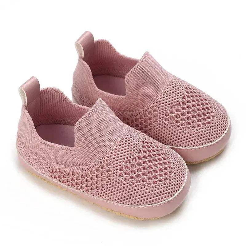 Pink Baby Shoes For Girls First Walker Comfort Sole - ToylandEU
