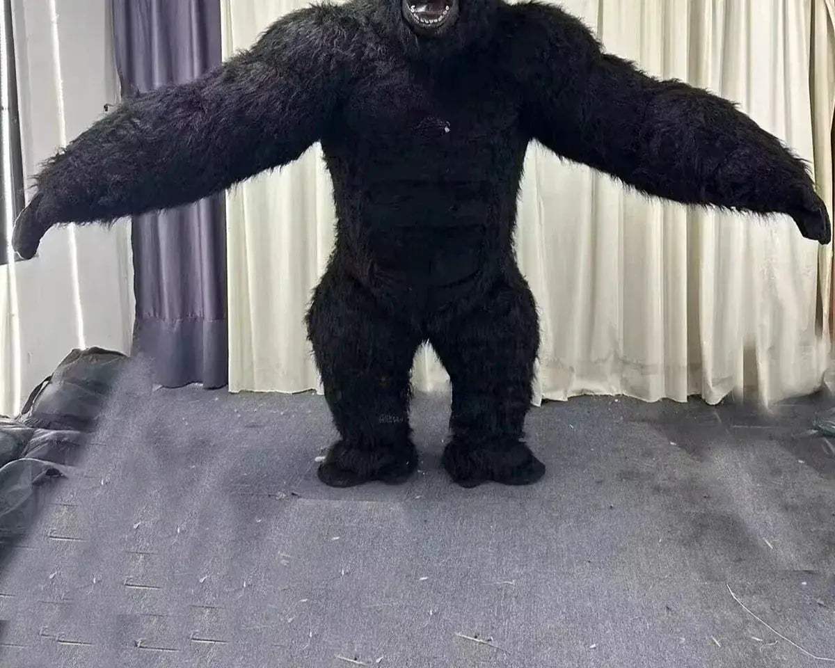 Pink Inflatable Gorilla Mascot Costume For Events No Battery - ToylandEU