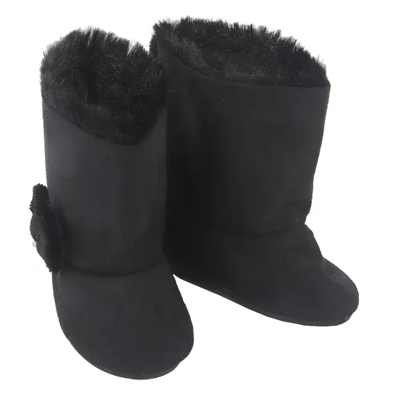 Pink Leather Doll Boots 7cm for 18 Inch Dolls Denim - ToylandEU