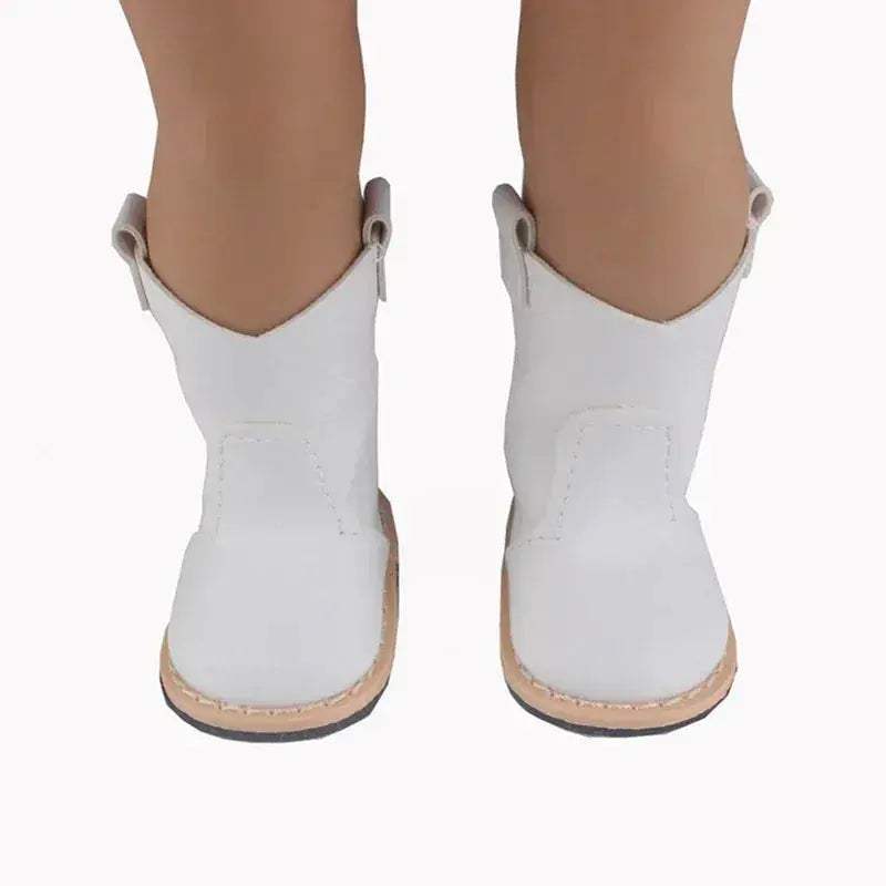  Pink Leather Doll Boots For 18 Inch Dolls 7cm -  ToylandEU™