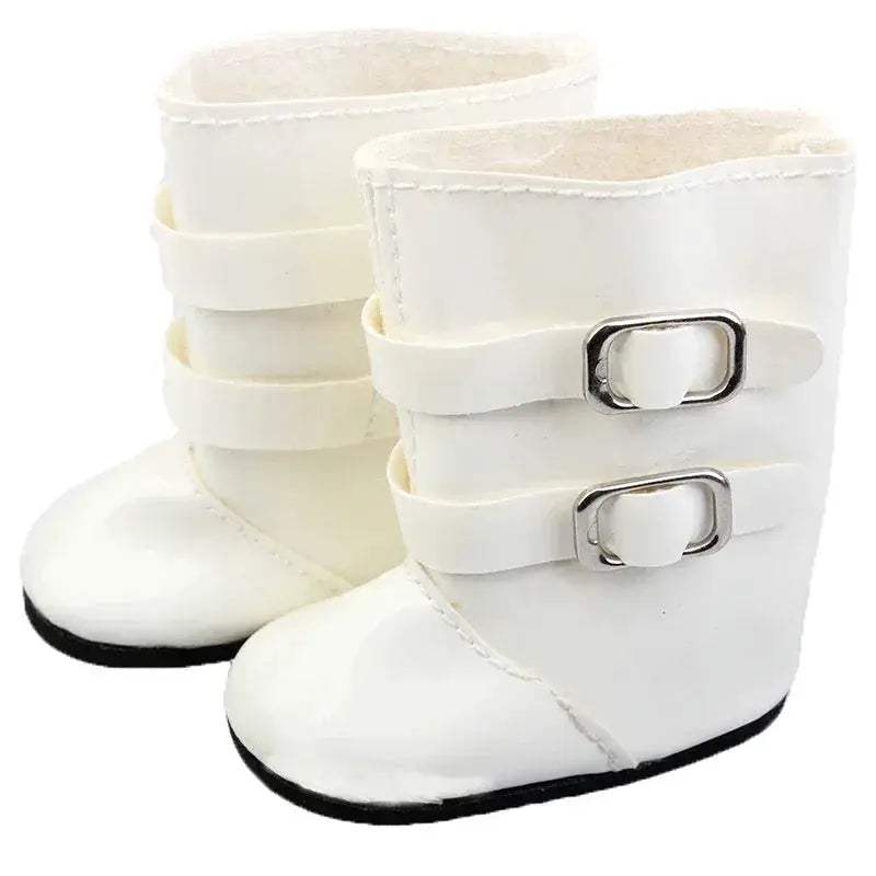  Pink Leather Doll Boots For 18 Inch Dolls 7cm -  ToylandEU™