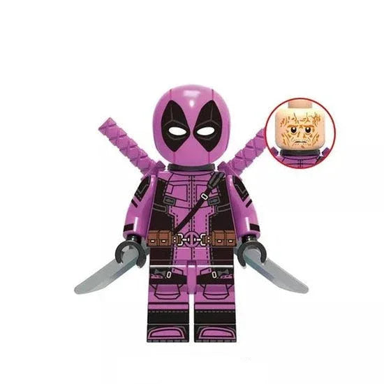 Pink Mercenary Custom Figure LEGO Compatible Durable Figure, Figure-Scale - ToylandEU
