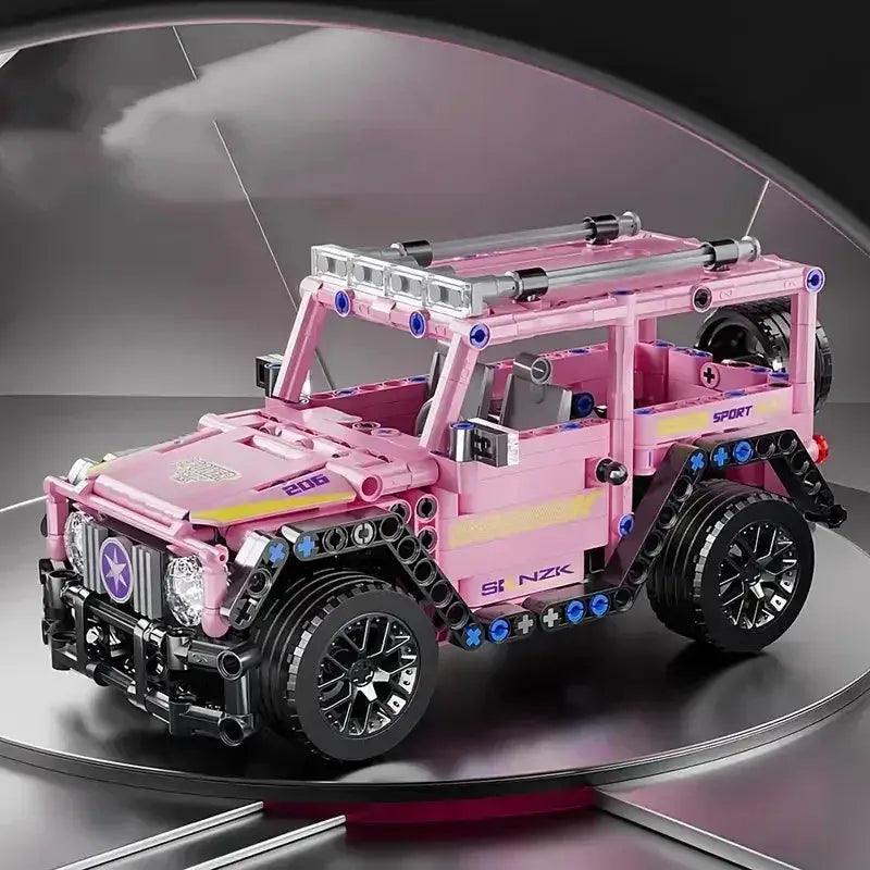  Pink Off Road Vehicle Building Blocks Easy To Build -  ToylandEU™