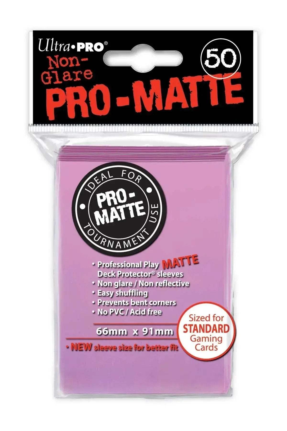  Pink Premium Pro Matte Deck Protectors One Pack Of Fifty -  ToylandEU™