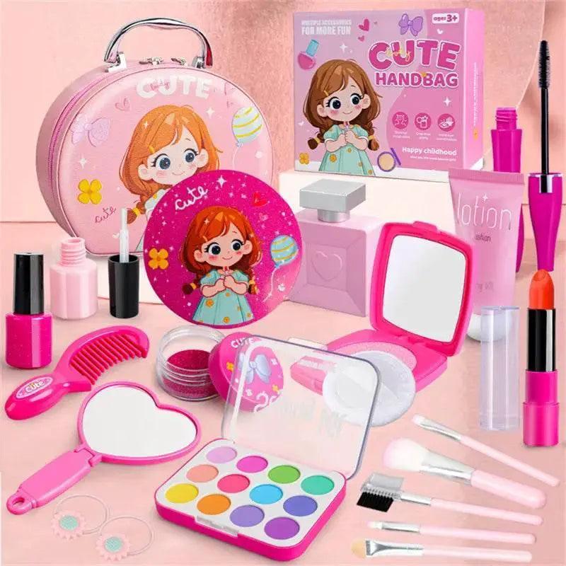  Pink Simulation Girl Beauty Play Game Toy Set for Kids -  ToylandEU™