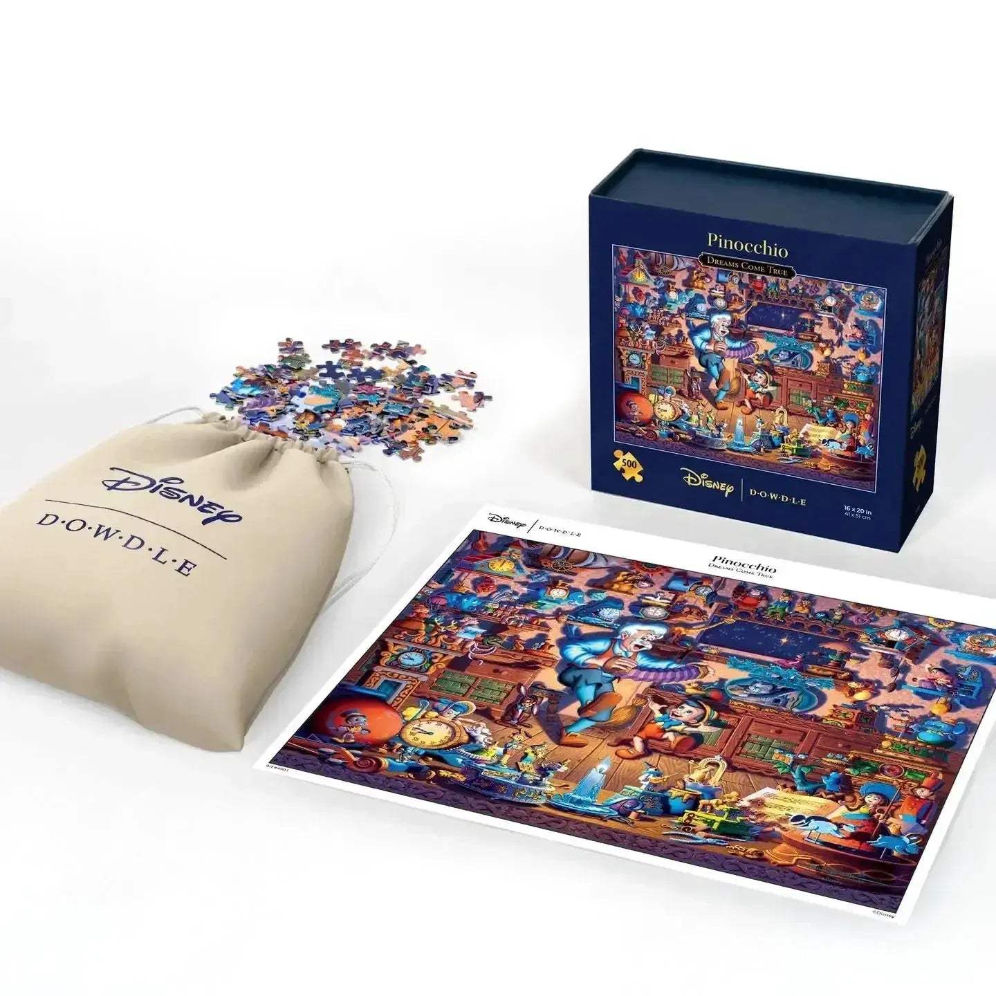 Disney Pinocchio Jigsaw Puzzle 500 Pieces Dowdle Exclusive - ToylandEU