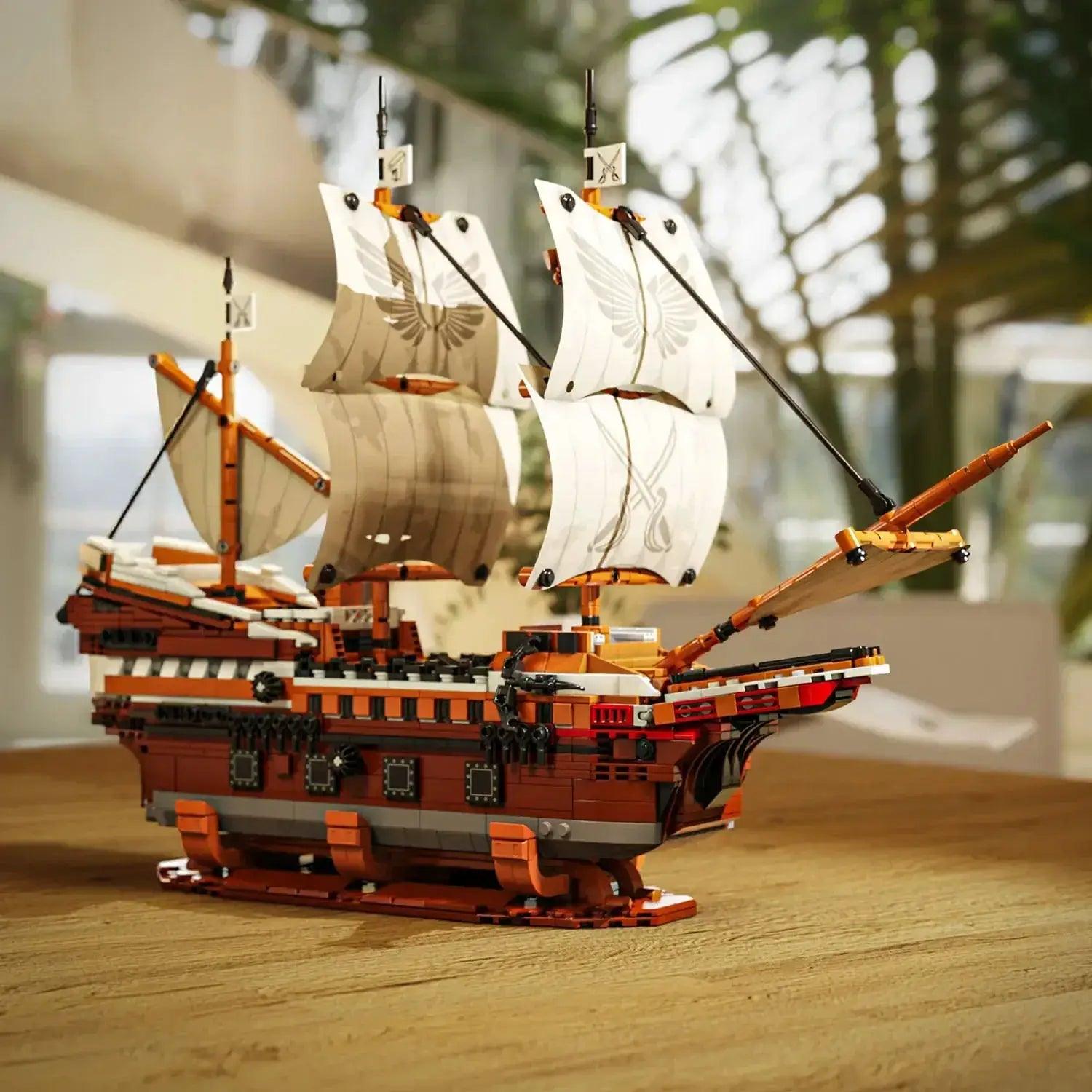  Pirate Ship Building Blocks 2076 Pieces LEGO Display -  ToylandEU™