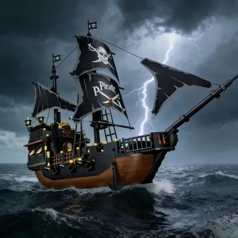 Pirate Ship Building Blocks Compatible Educational Toy - ToylandEU