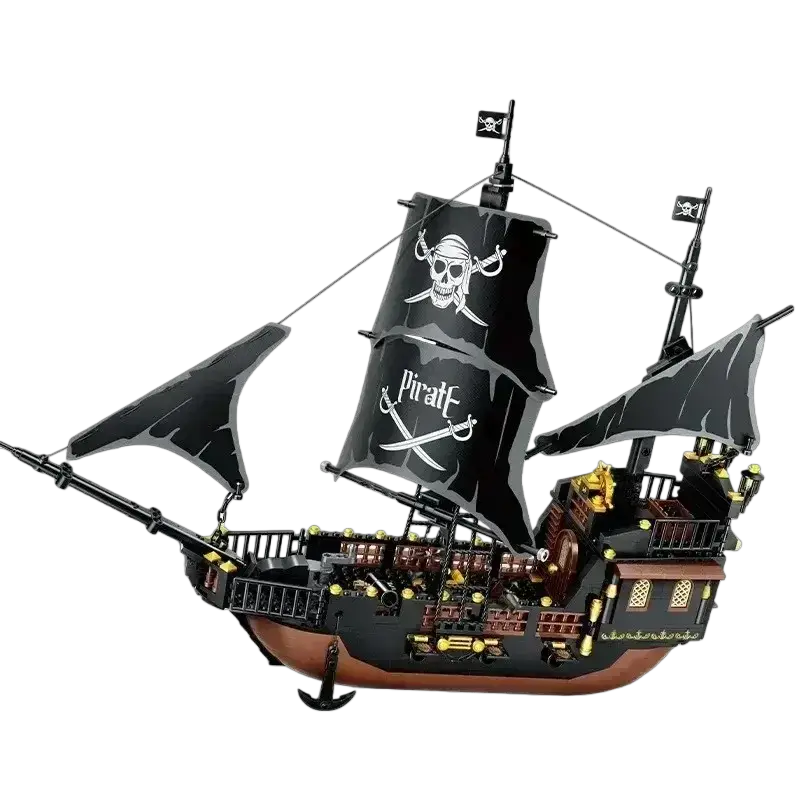 Pirate Ship Building Blocks Compatible Educational Toy - ToylandEU