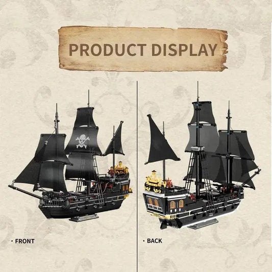  Pirate Ship Building Blocks Micro Desktop Decoration -  ToylandEU™