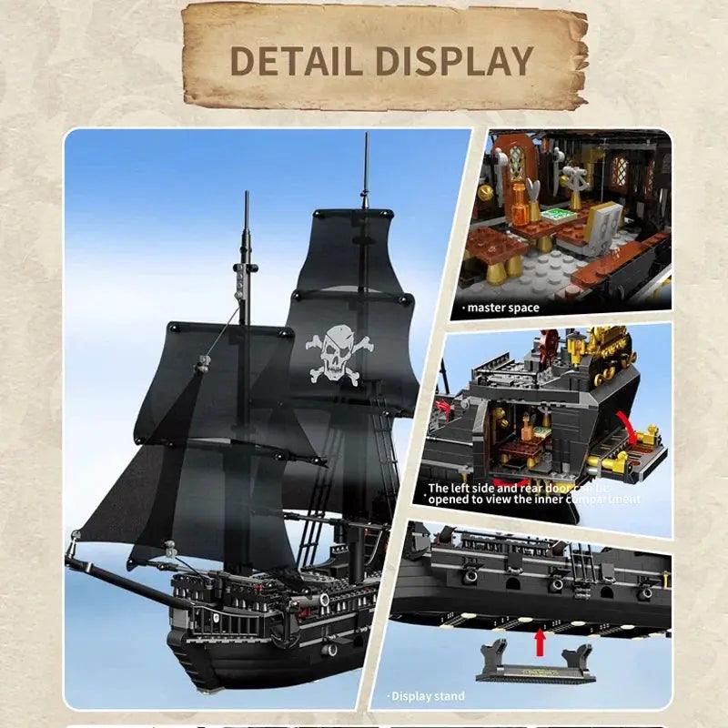 Pirate Ship Building Blocks Micro Desktop Decoration -  ToylandEU™