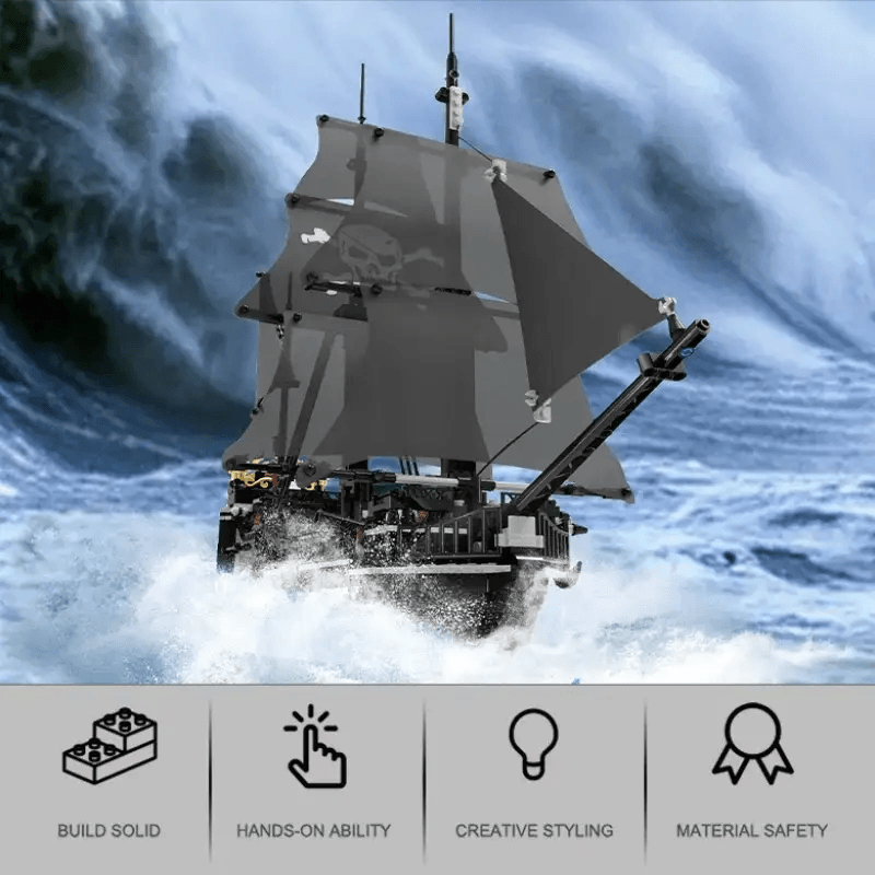  Pirate Ship Building Blocks Micro Desktop Decoration -  ToylandEU™