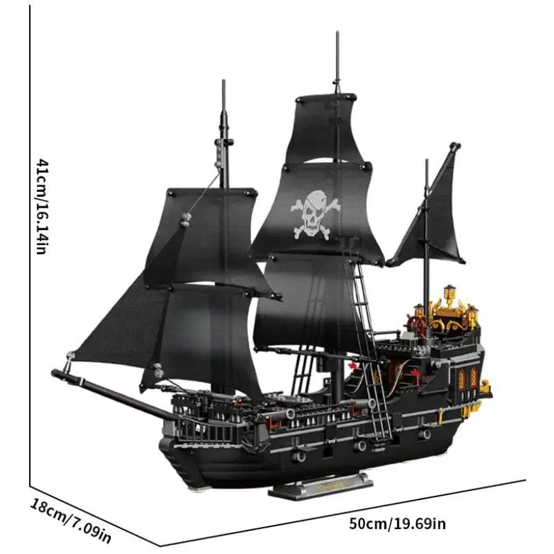  Pirate Ship Building Blocks Micro Desktop Decoration -  ToylandEU™