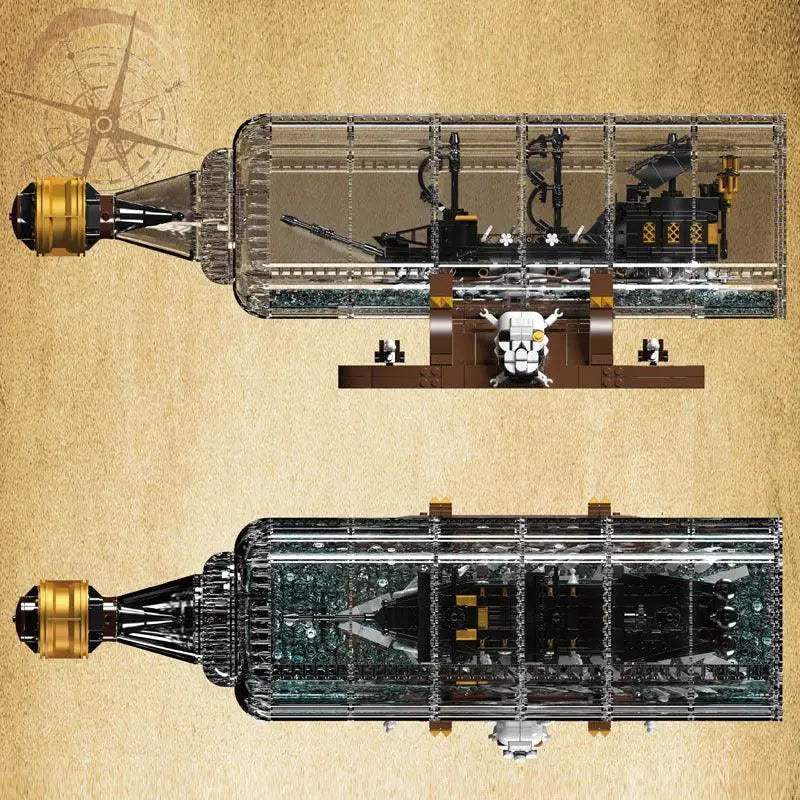 Pirate Ship Building Blocks The Black Pearl LEGO Compatible Kit - ToylandEU