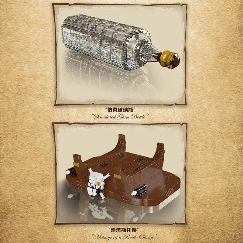 Pirate Ship Building Blocks The Black Pearl LEGO Compatible Kit - ToylandEU