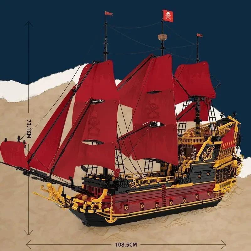 Pirate Ship Model Kit | LEGO Compatible | Toylandeu™