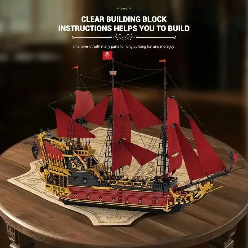Pirate Ship Model Kit | LEGO Compatible | Toylandeu™