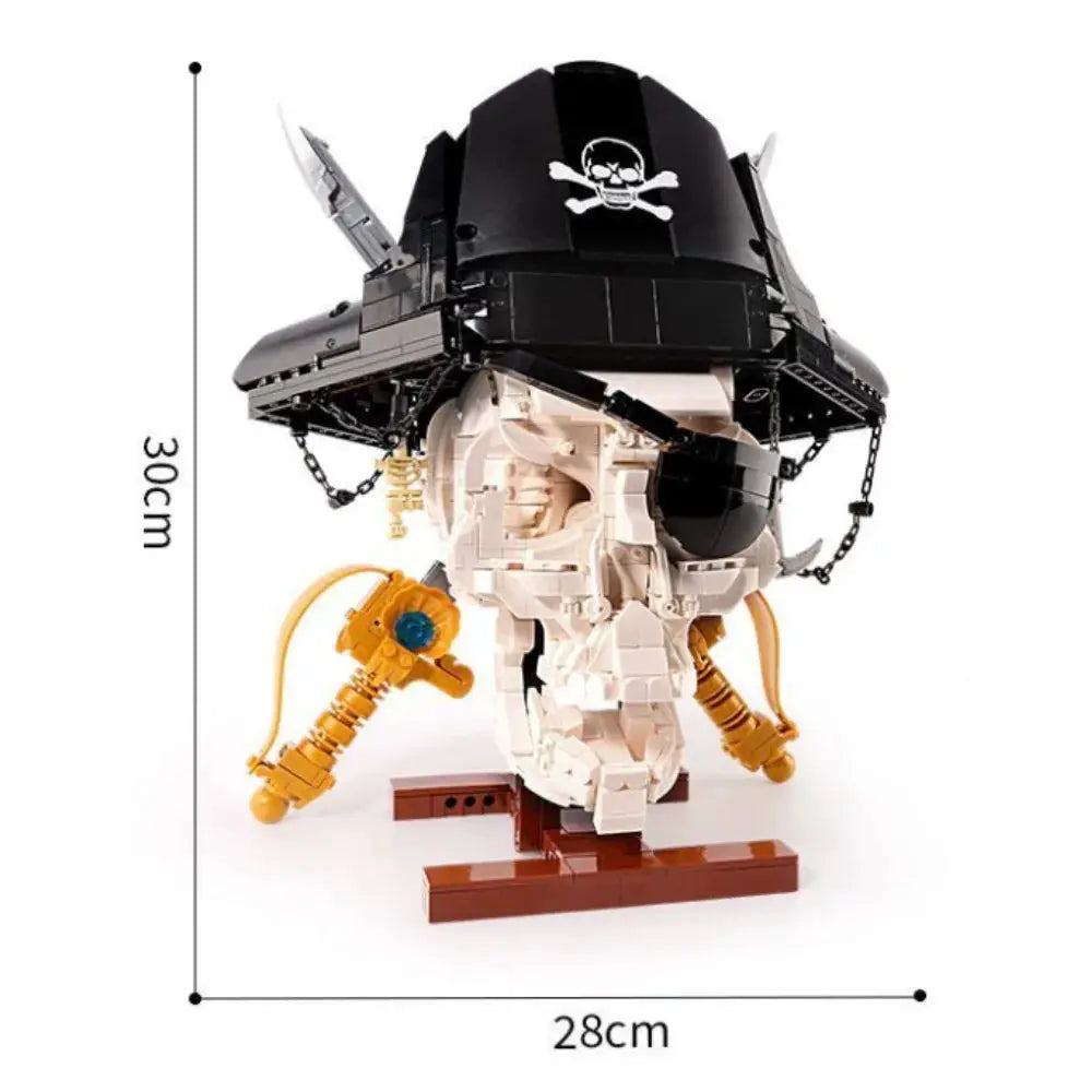  Pirate Skull DIY Building Blocks Kit Lego Compatible -  ToylandEU™