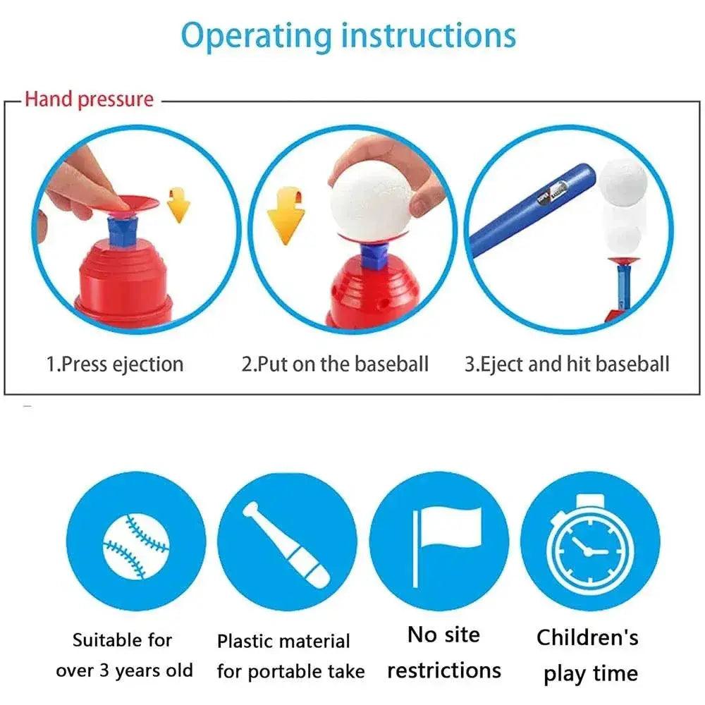 Sport Baseball Toy T-Ball Pitching Machine for Kids -  ToylandEU™