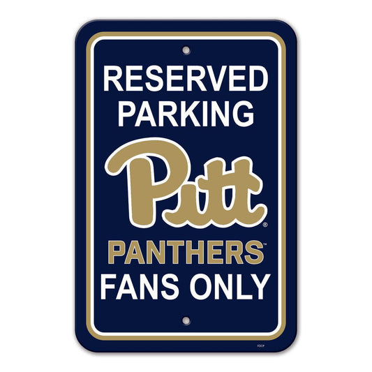 Pittsburgh Panthers 12x18 Plastic Reserved Parking Sign CO - ToylandEU