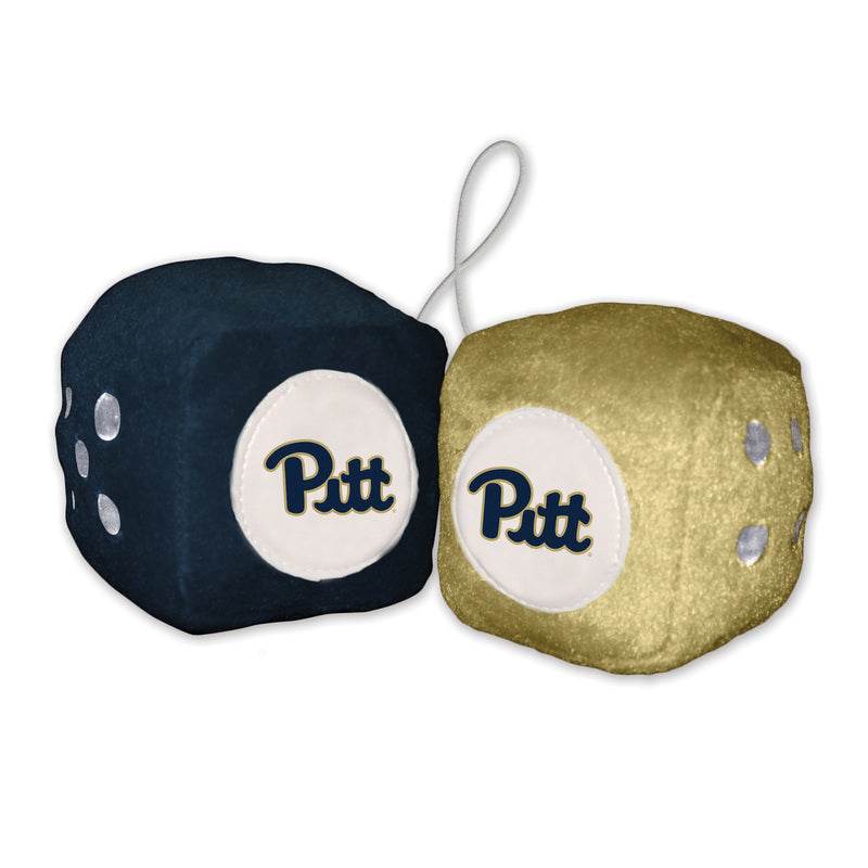 Pittsburgh Panthers Fuzzy Dice Plush Hanging 3 Inch Gift - ToylandEU