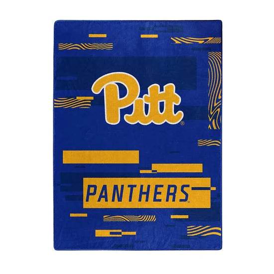 Pittsburgh Panthers Raschel Throw Blanket Digitized Design - ToylandEU
