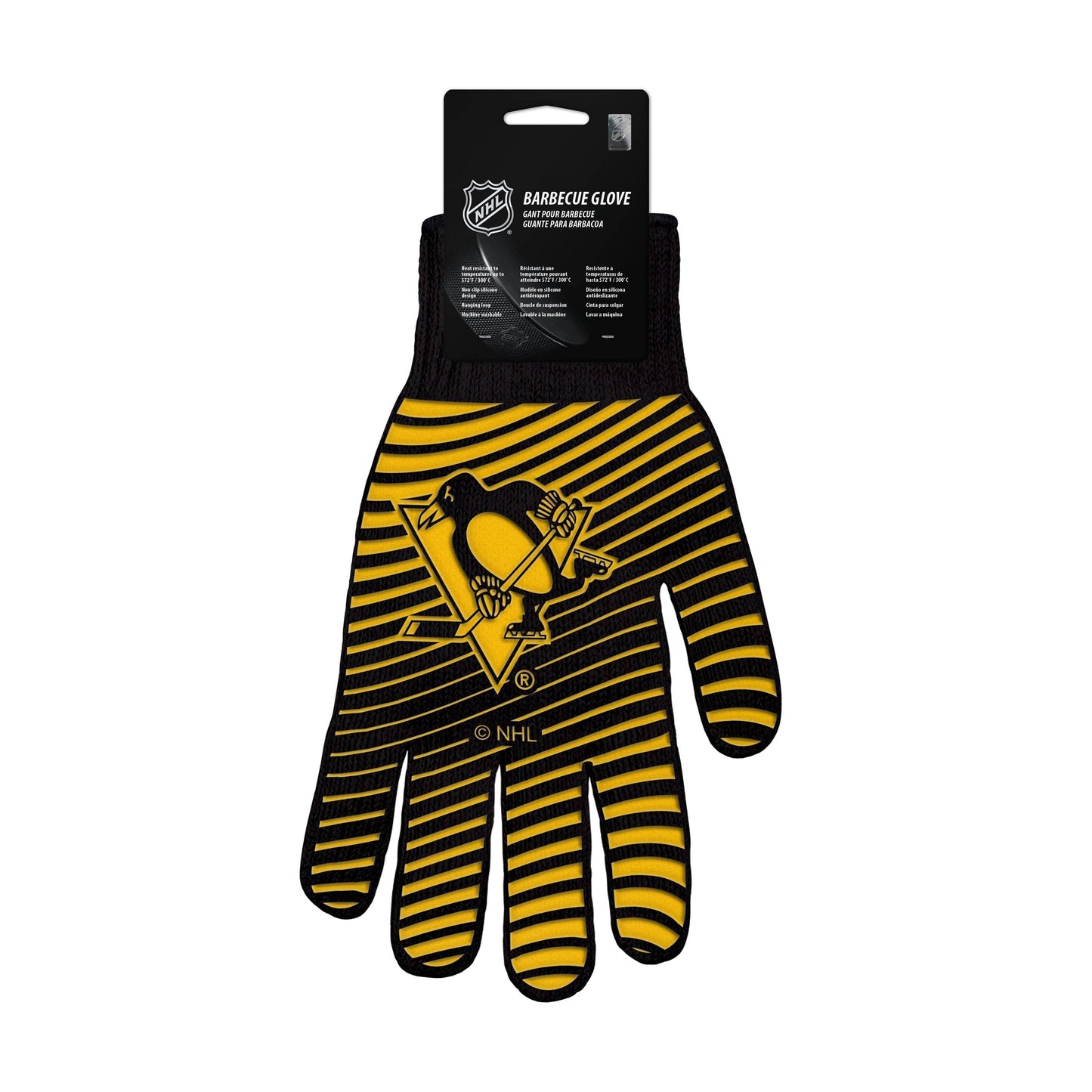 Pittsburgh Penguins BBQ Style Glove Heat Resistant 572 F - ToylandEU