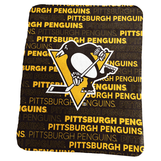 Pittsburgh Penguins Blanket 50x60 Fleece Classic Throw - ToylandEU