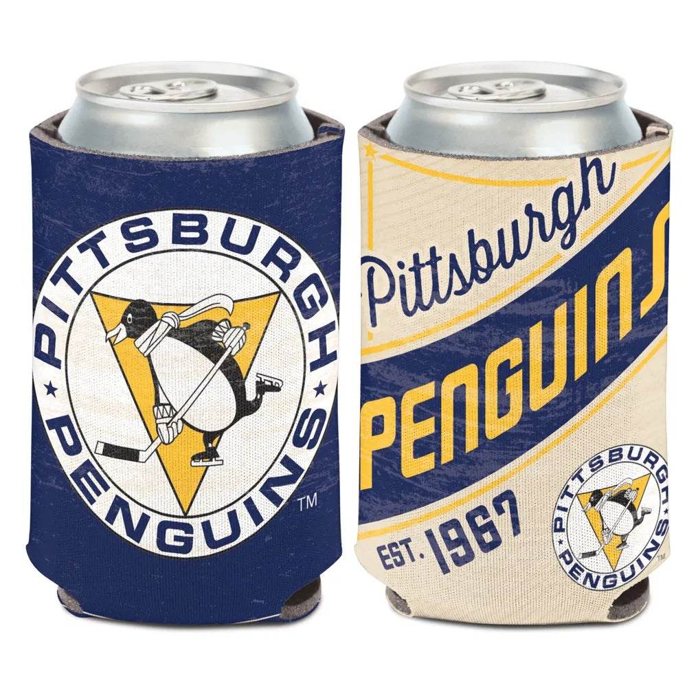 Pittsburgh Penguins Can Cooler Vintage Design Neoprene - ToylandEU