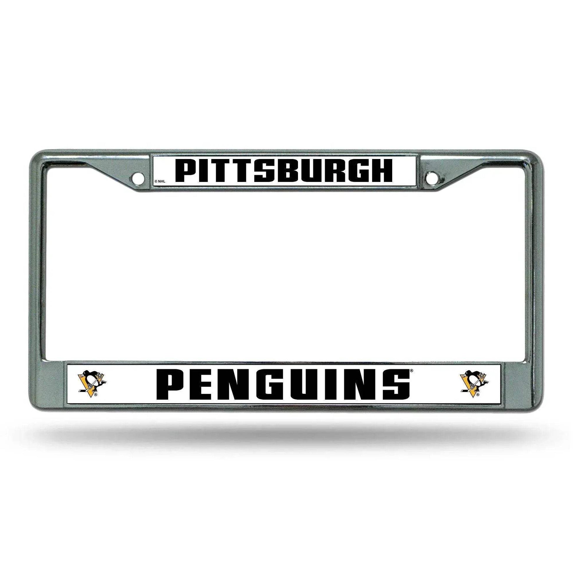  Pittsburgh Penguins Chrome License Plate Frame Durable -  ToylandEU™