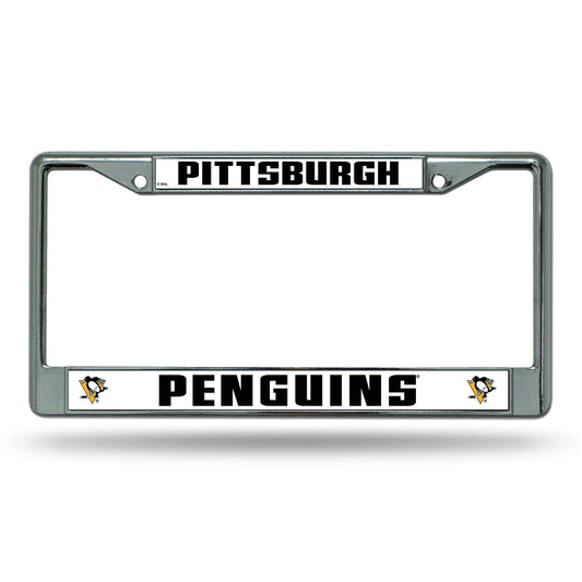 Pittsburgh Penguins Chrome License Plate Frame Durable - ToylandEU
