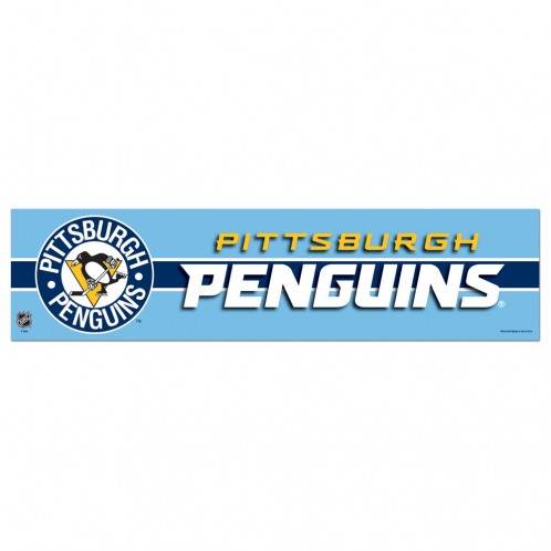 Pittsburgh Penguins Decal 3x12 Bumper Strip 3rd Jersey - ToylandEU
