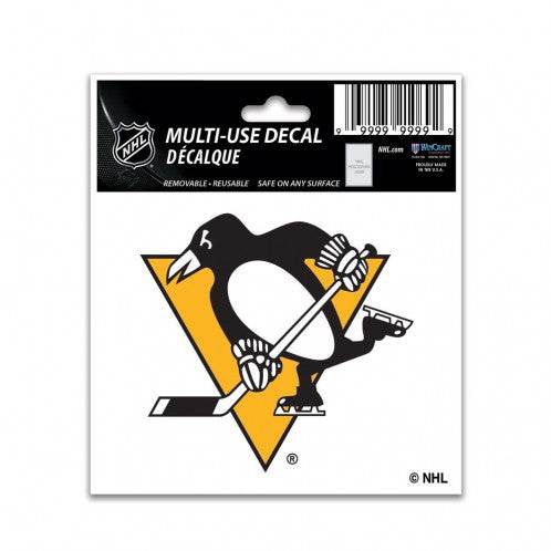 Pittsburgh Penguins Decal 3x4 Multi Use Color Sticker - ToylandEU