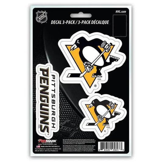 Pittsburgh Penguins Die Cut Decals 3 Pack Premium Vinyl -  ToylandEU™