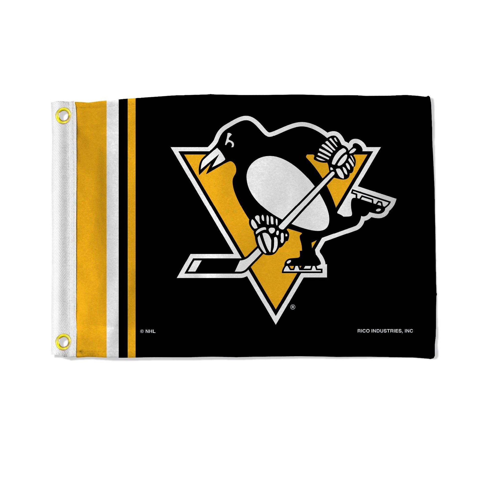 Pittsburgh Penguins Flag 12x17 Striped Utility Display - ToylandEU