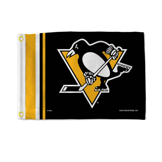 Pittsburgh Penguins Flag 12x17 Striped Utility Display - ToylandEU