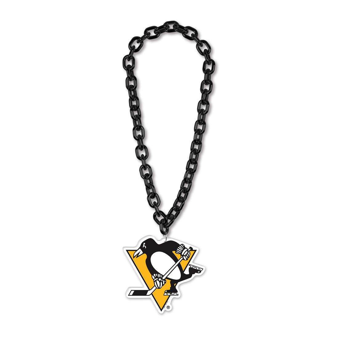 Pittsburgh Penguins Foam Logo Necklace On 38 Inch Chain - ToylandEU