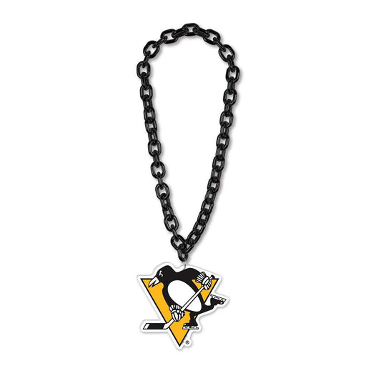 Pittsburgh Penguins Foam Logo Necklace On 38 Inch Chain - ToylandEU